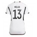 Duitsland Thomas Muller #13 Voetbalkleding Thuisshirt Dames WK 2022 Korte Mouwen
